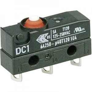 Image of Cherry Switches Microswitch DC1C A1AA 250 V AC 6 A 1 x OnOn IP67 momentary