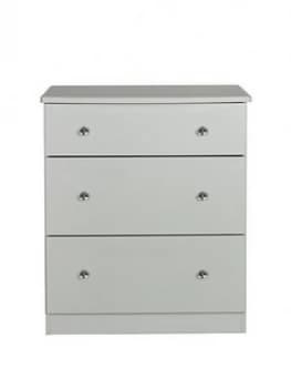 Image of Swift Verve Ready Assembled 3 Drawer Deep Chest
