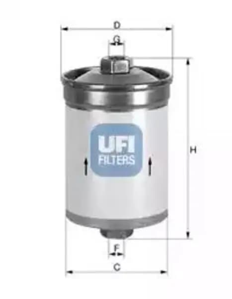 Image of UFI 31.531.00 Fuel Filter Petrol