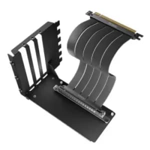 Image of Antec 200mm PCIe 4.0 Riser Cable with Bracket 180° Mount Black