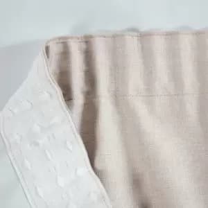 Image of Eclipse Blackout Pencil Pleat Curtains Natural Beige 66x54 Fully Lined Ready Made Curtain Pair - Beige - Sundour