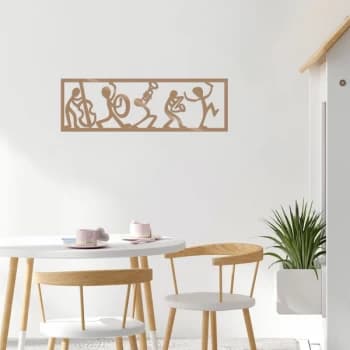 Image of Musicians - Copper Copper Decorative Metal Wall Accessory