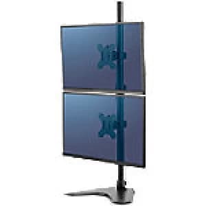 Image of Fellowes Dual Stacking Monitor Arm Professional Series Height Adjustable 32 Black
