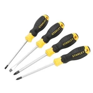 Image of Stanley Tools Essential Screwdriver Set, 4 Piece SL/PZ
