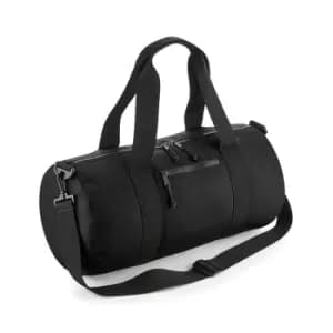 Image of BagBase Recycled Barrel Bag (One Size) (Black)