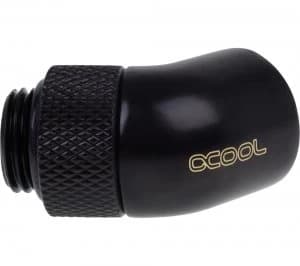 Image of Icicle 45 Degree Angled Rotary Fitting Black