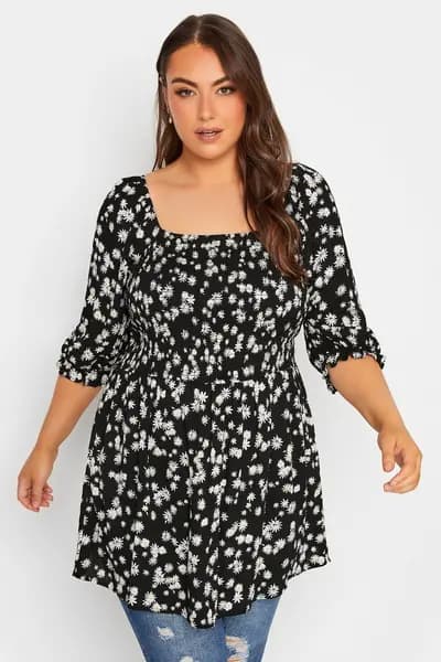 Image of Yours Tunic Top Black