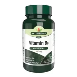 Image of Natures Aid Vitamin B6 (High Potency) 100mg