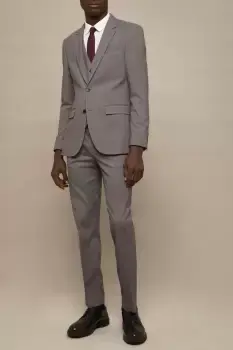 Image of Mens Plus Tailored Fit Light Grey Essential Suit Jacket