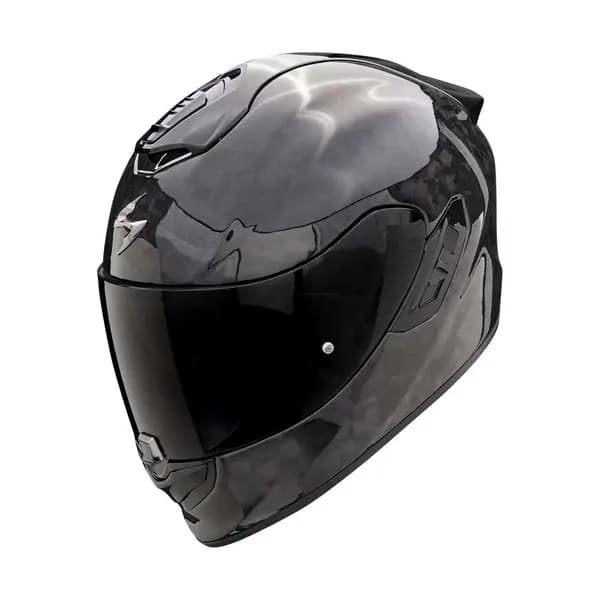 Image of Scorpion Exo-1400 Evo II Air Onyx Carbon Solid Black Full Face Helmet Size XL