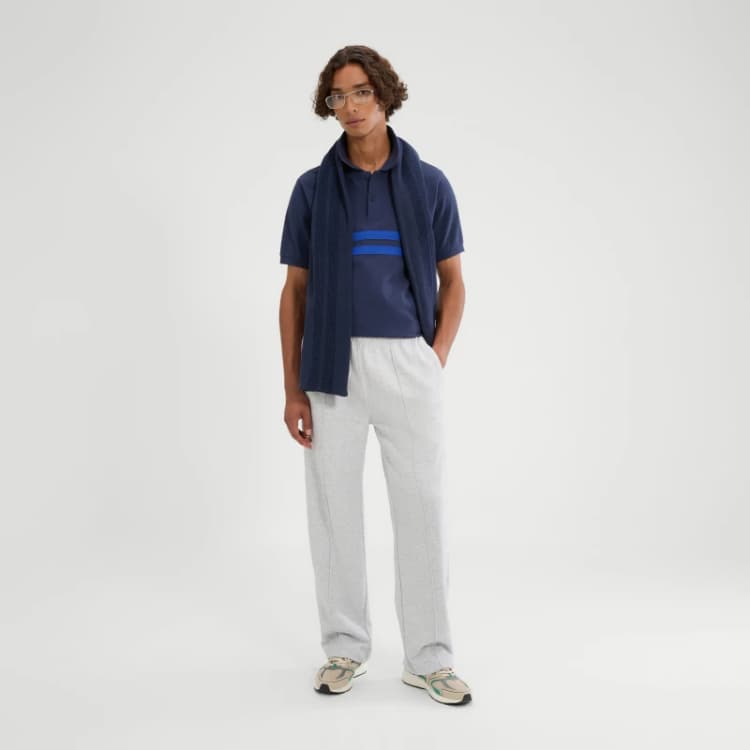 Image of Ellesse Mens Muccia Polo in Navy Size: Medium Navy Male M