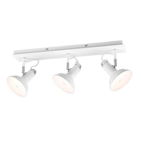 Image of Roxie Modern 3 Light Ceiling Spotlight Bar White Matt