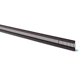 Image of Wickes PVCu Black Ventilated Soffit Strip 2500mm
