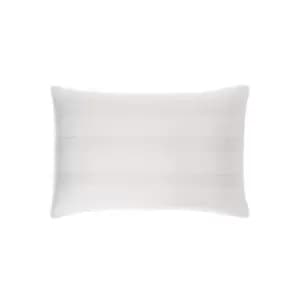 Image of Donna Karan Silky Stripe Standard Pillowcase, Platinum