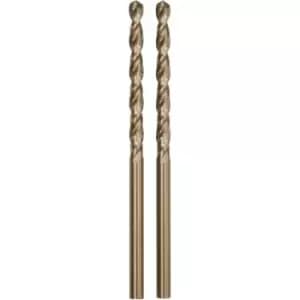 Image of DEWALT HSS-E Cobalt Jobber Drill Bits 3.3mm Pack of 2
