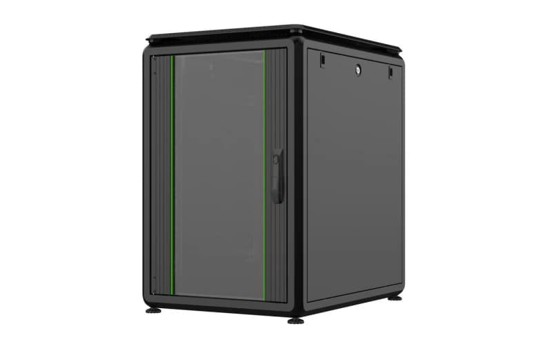 Image of Lanview RDL16U68BL rack cabinet 16U Black