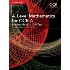 Image of A Level Mathematics for OCR Student Book 1 (AS/Year 1)