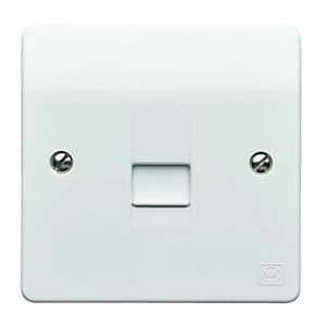 Image of MK Single Master Telephone Socket - White