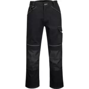 Image of Portwest PW30 Cotton Work trousers Black 30" 31"