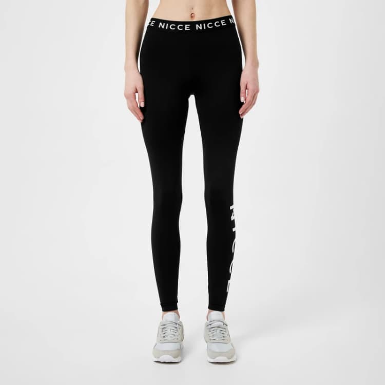 Image of Nicce Waistband Leggings Womens - Black 6