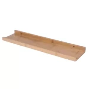 Image of Rustic Bamboo Block Floating Shelf 24" M&W