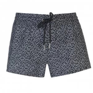Image of ONeill Patterned Print M & M Board Shorts Ladies - Black Aop W/ Wh
