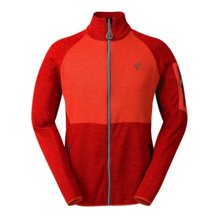 Image of Dare 2b Mens Torrek Fleece - Syrah Red/Cinnamon Syrah Red/Cinnamon L