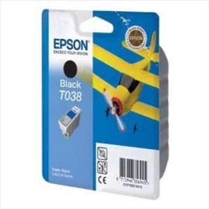 Image of Epson Airplane T038 Black Ink Cartridge