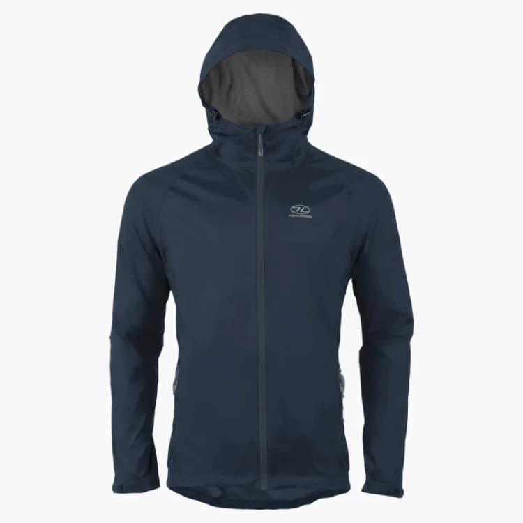 Image of Waterproof jacket Highlander Stow & Go Bleu Male L