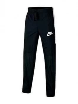 Image of Nike Older Boys Woven Pant - Black/White, Size XS, 6-8 Years