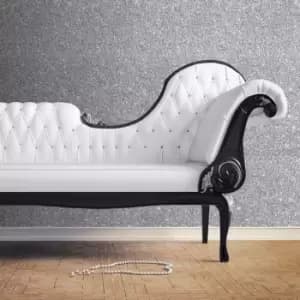 Image of Sparkle Glitter Silver Wallpaper Roll