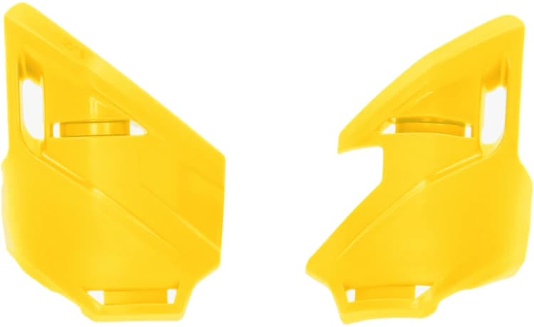 Image of 0024840.060 - Acerbis F-Rock Universal Lower Triple Clamp Covers - Yellow Yellow 0024840.060