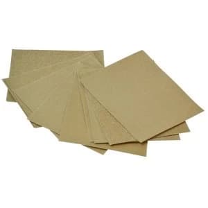 Image of Faithfull Cork Block Glasspaper Sanding Sheets Assorted (Pack 10)