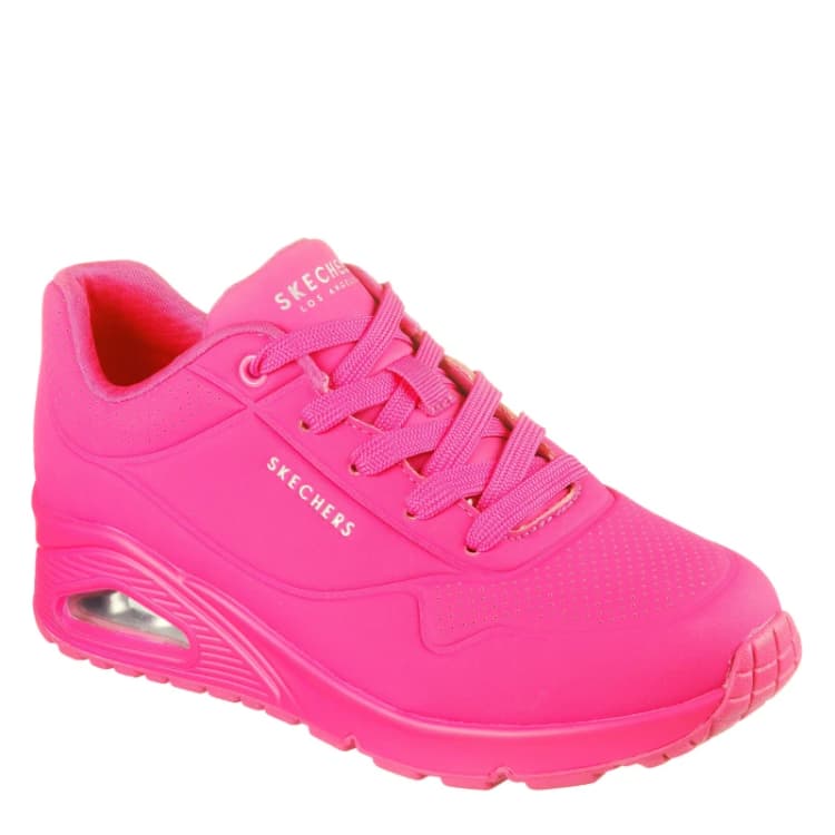 Image of Skechers UNO Stand On Air Trainers Womens Hot Pink female 2 (35)