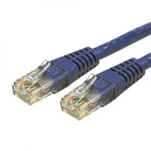 Image of StarTech.com 15ft Cat 6 Blue Molded RJ45 UTP Gigabit Cat6 Patch Cable