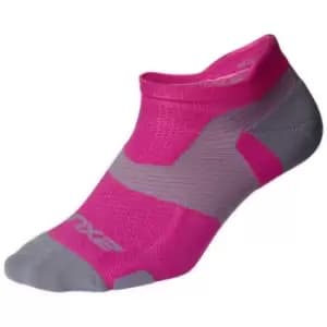 Image of 2XU Vectr Merino Light No Show Sock - Pink