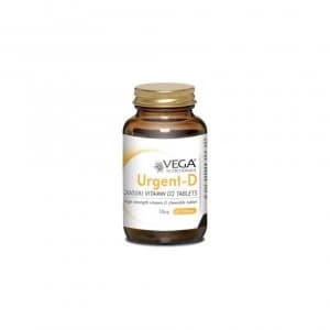 Image of Vega Urgent D 2000iu Chewable Tablets - Blackcurrant 60s