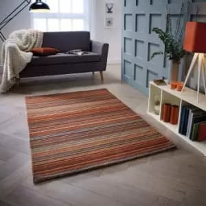 Image of Carter Rust 60cm x 230cm Runner - Orange