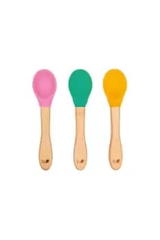 Image of Bamboo Weaning Spoons Baby 3 Pack