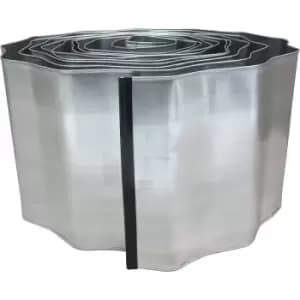 Image of Apollo Galvanised Lawn Edge 5m x 16cm Galvanised Steel