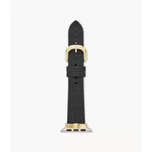 Image of Kate Spade New York Womens Glitter Bow Band For Apple Watch, 38/40/41Mm - Black