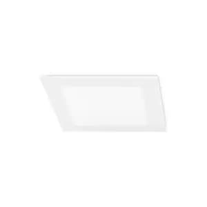 Image of Forlight Easy - Integrated LED Square Recessed Downlight Matt White - Cool White