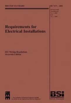 Image of Requirements for Electrical Installations by Institute of Electrical Engineers Paperback