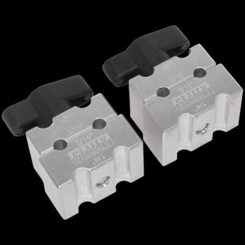 Image of Sealey VS0357 2 Piece Brake Pipe Clamp Set