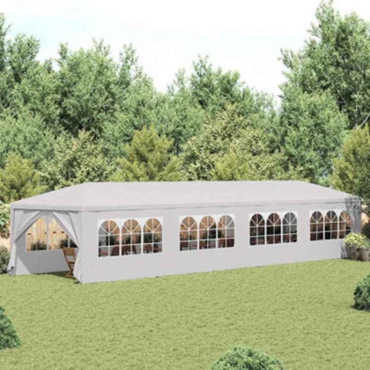 Image of Vidaxl Garden Marquee 3X12 M White