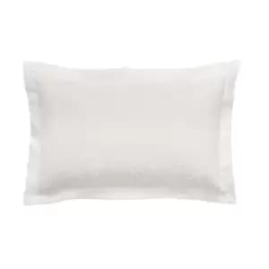 Image of William Morris Pure Bachelors Button Oxford Pillowcase, White