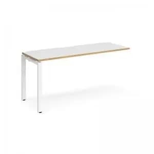 Image of Adapt add on unit single 1600mm x 600mm - white frame and white top