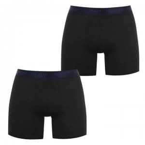 Image of Ted Baker 2 Pack Modal Boxers - Black BK1001