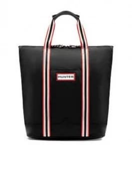 Image of Hunter Original Lightweight Rubberised Two Way Tote Bag - Black