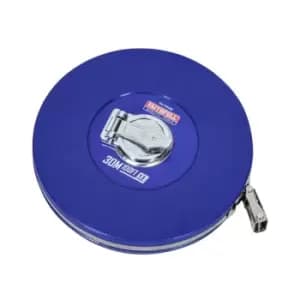 Image of Faithfull - Rounded Long Tape 30m/100ft (Width 13mm) FAITM30M